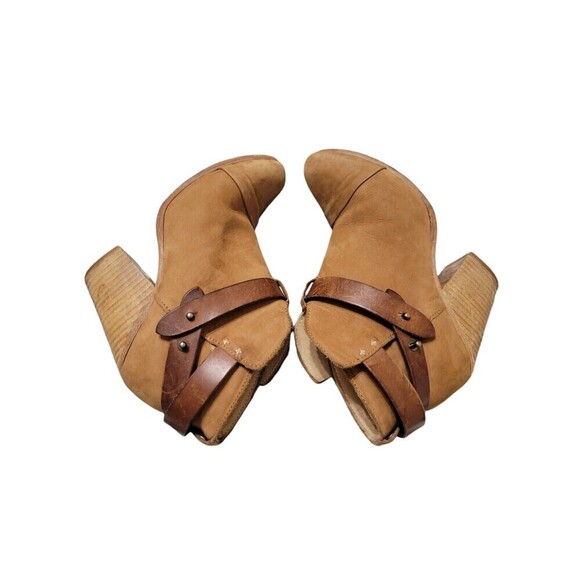 Rag & Bone Harrow $495 Women's Booties Ankle Boots Size EU 37 US 6.5 Brown - Picture 3 of 12